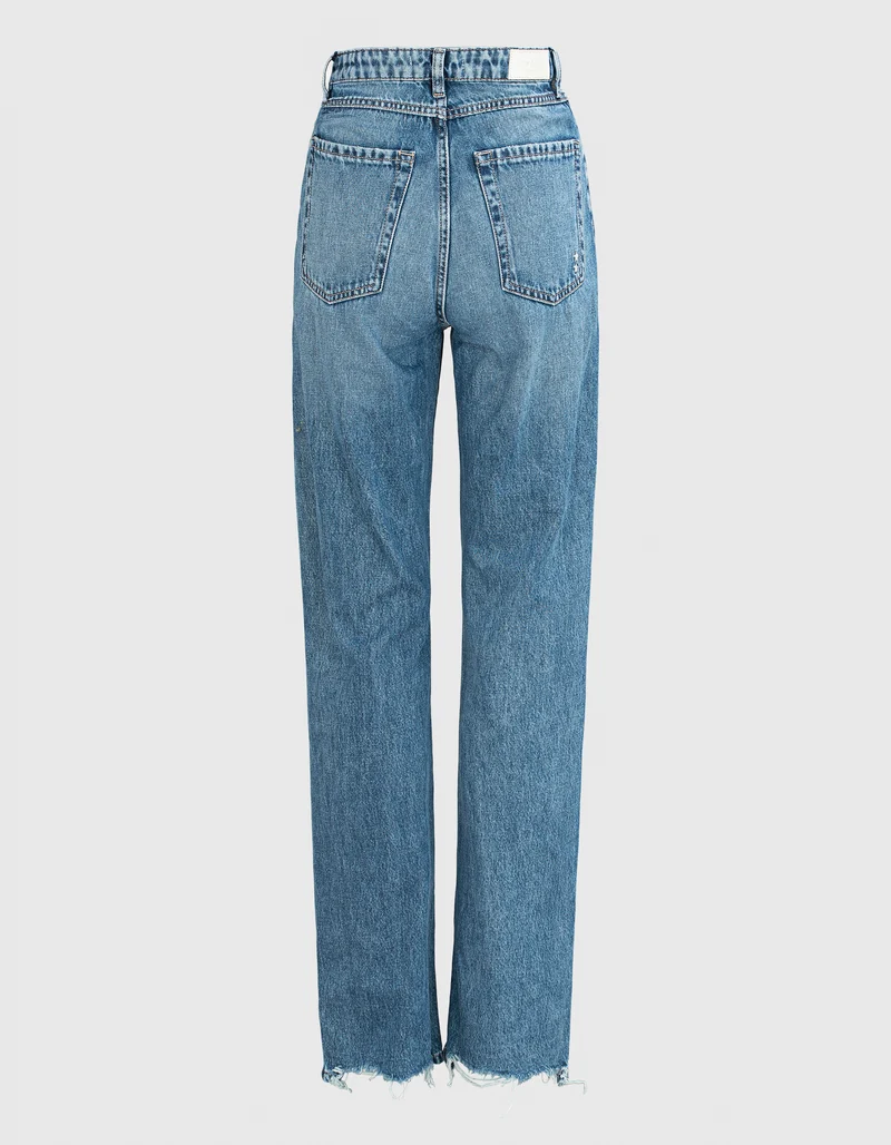 Flare-Leg Jeans Blue