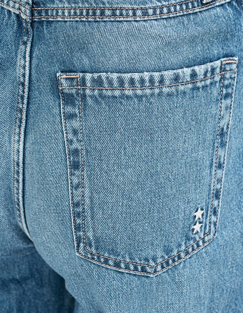 Flare-Leg Jeans Blue