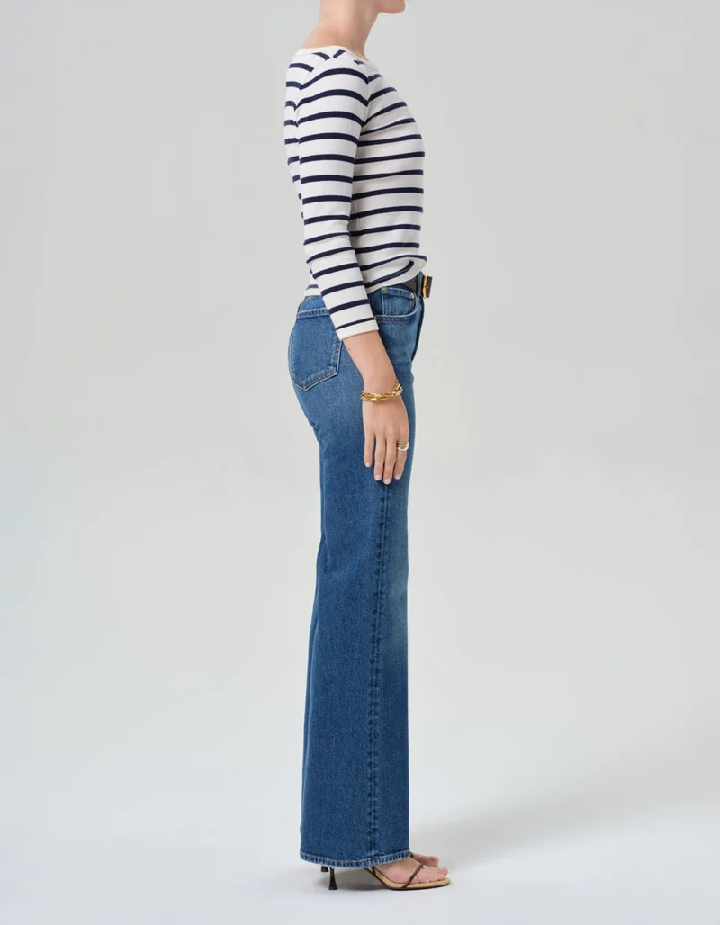 High-Rise Flare-Leg Jeans Kimberly 70s