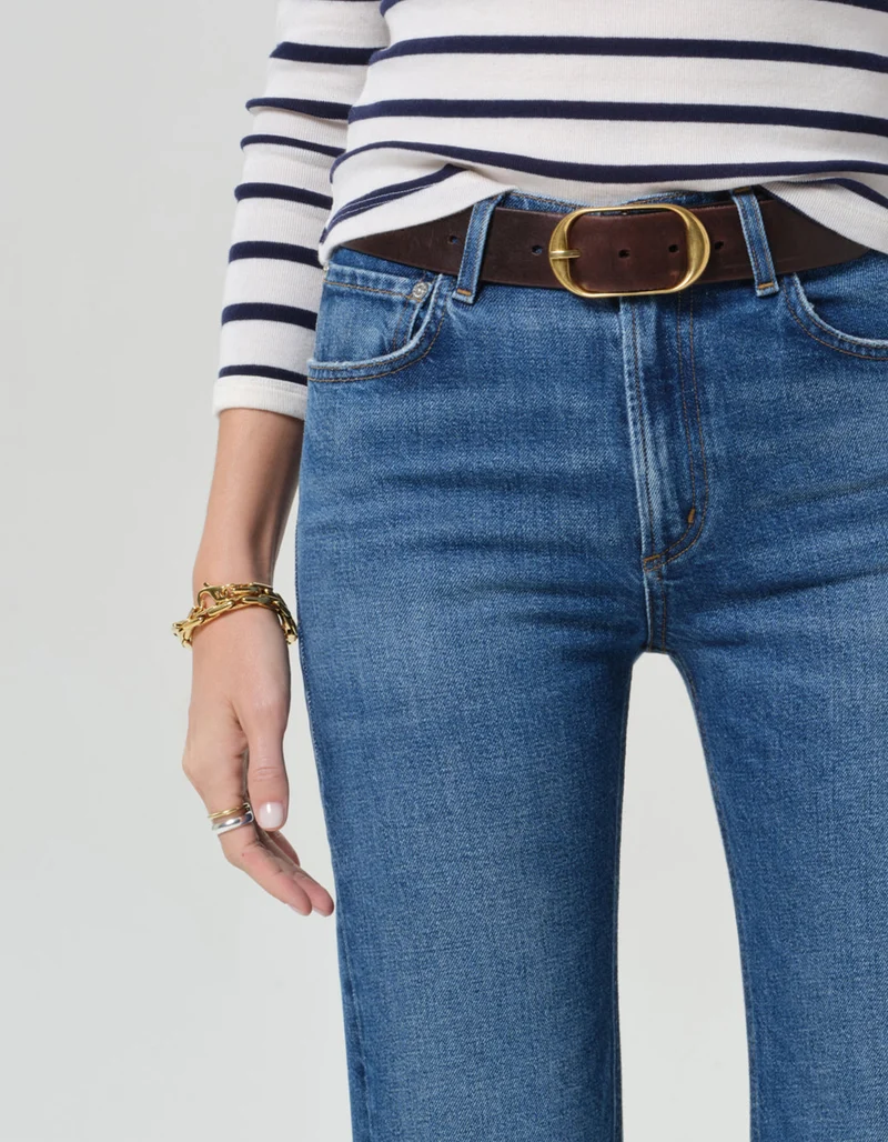 High-Rise Flare-Leg Jeans Kimberly 70s