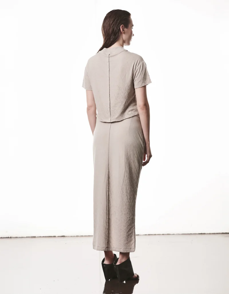 Cropped T-Shirt Raw Edge
