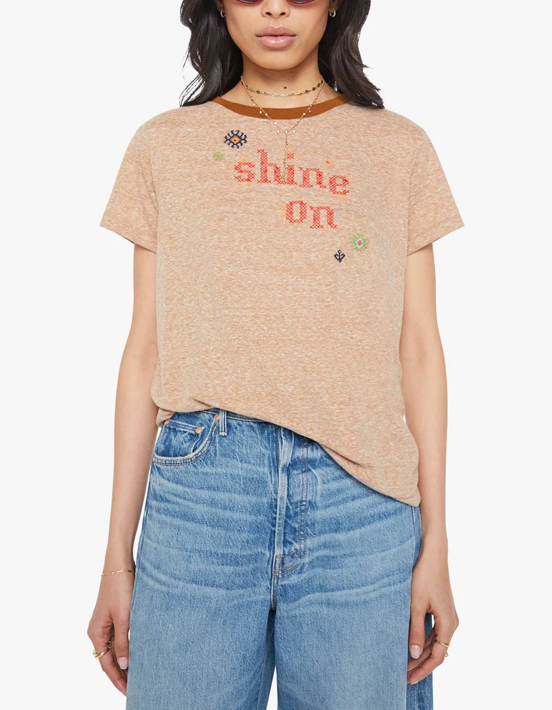 Besticktes T-Shirt The Boxy Goodie