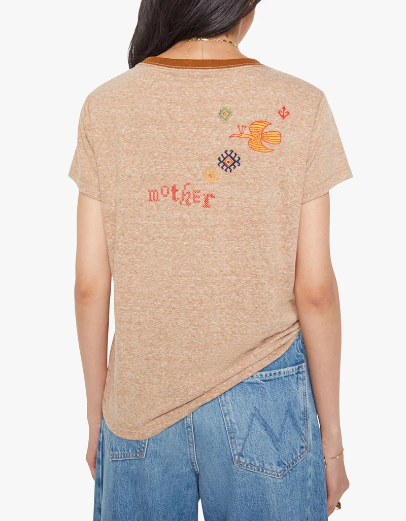 Besticktes T-Shirt The Boxy Goodie