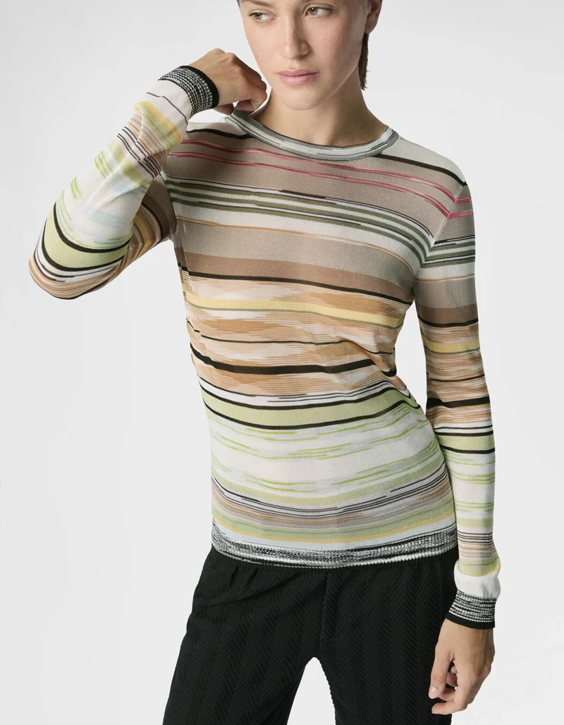 Gestreiftes Longsleeve