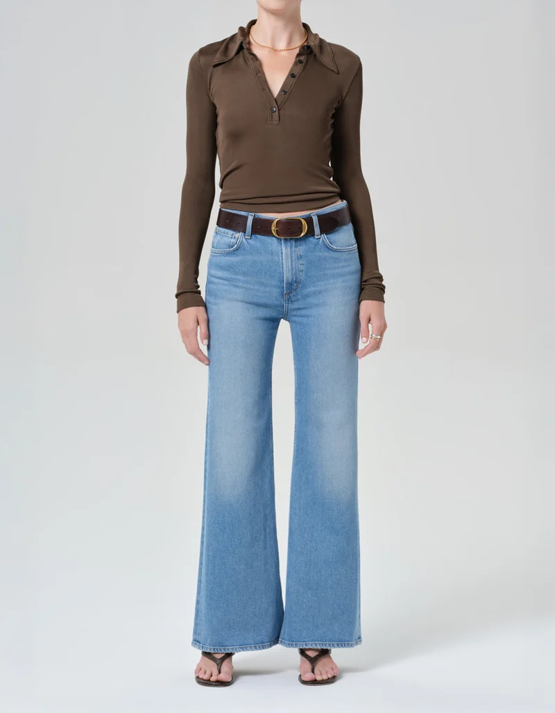 High-Rise Flare-Leg Jeans Kimberly 70s