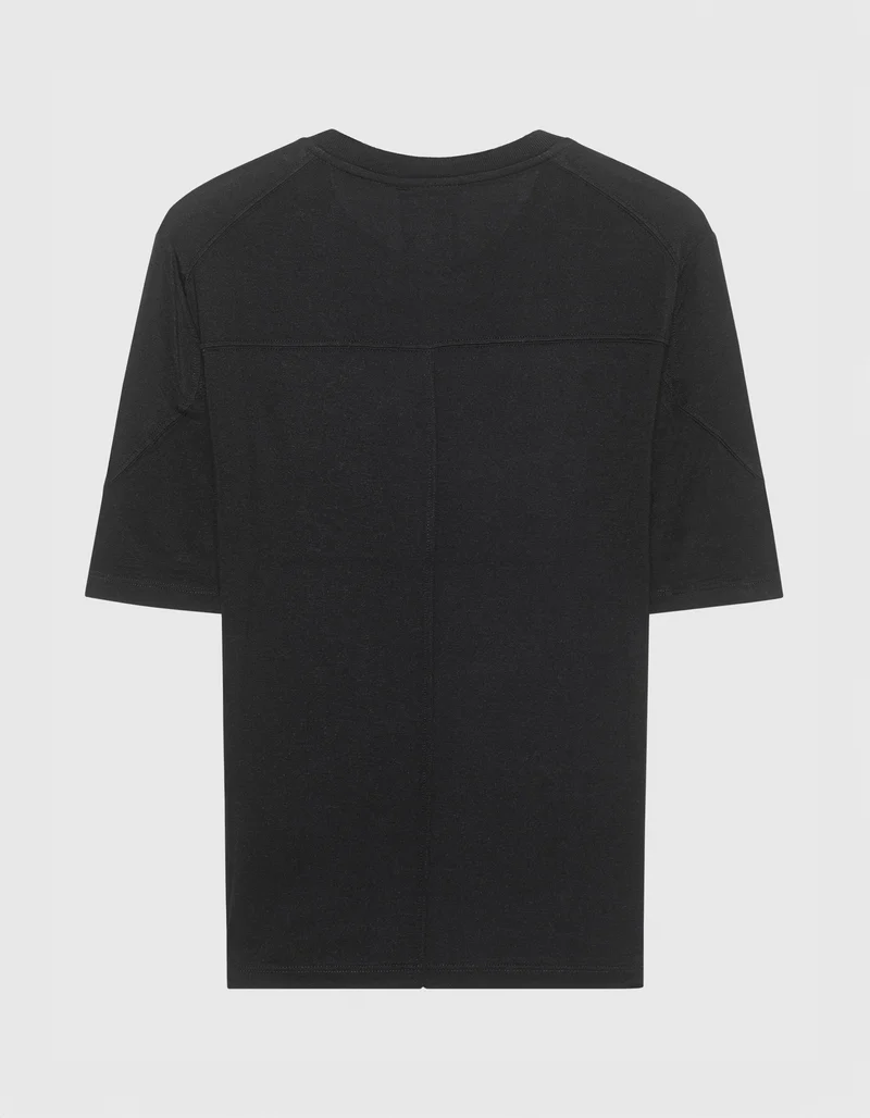 T-Shirt mit Seidenanteil