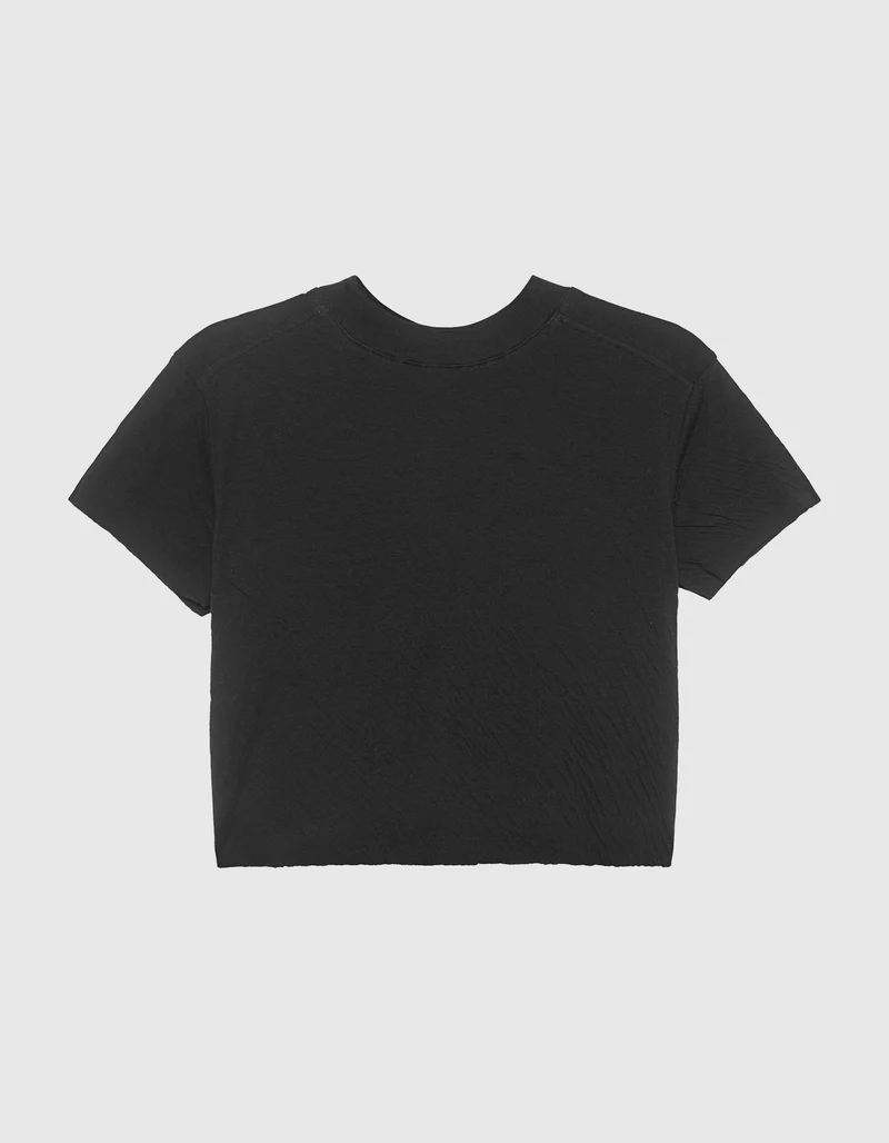 Cropped T-Shirt Raw Edge