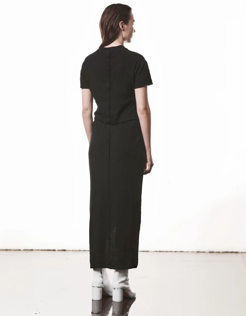 Cropped T-Shirt Raw Edge