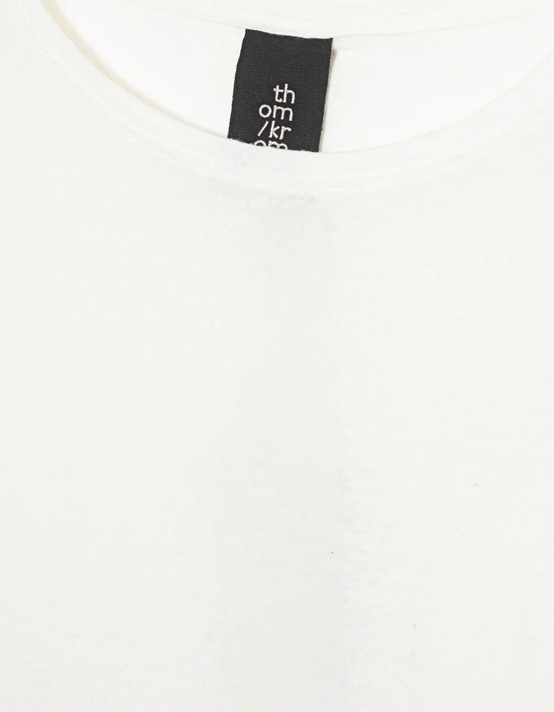 Boat Neck Leinen-Mix Longsleeve