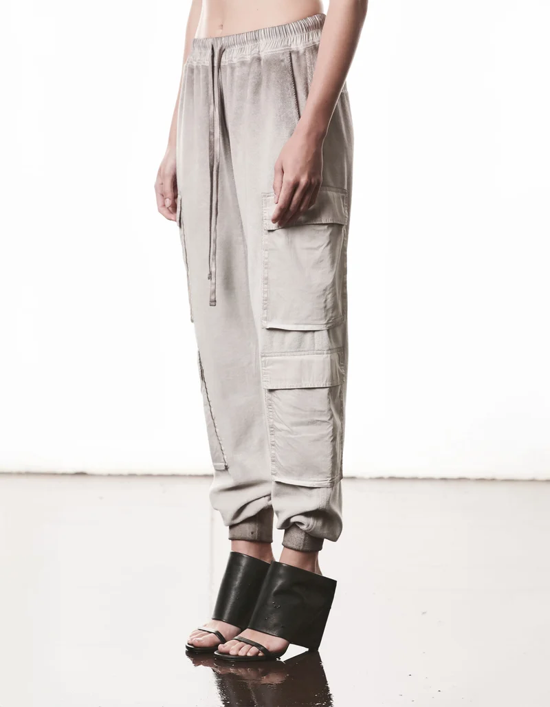 Frottee Cargo-Jogginghose