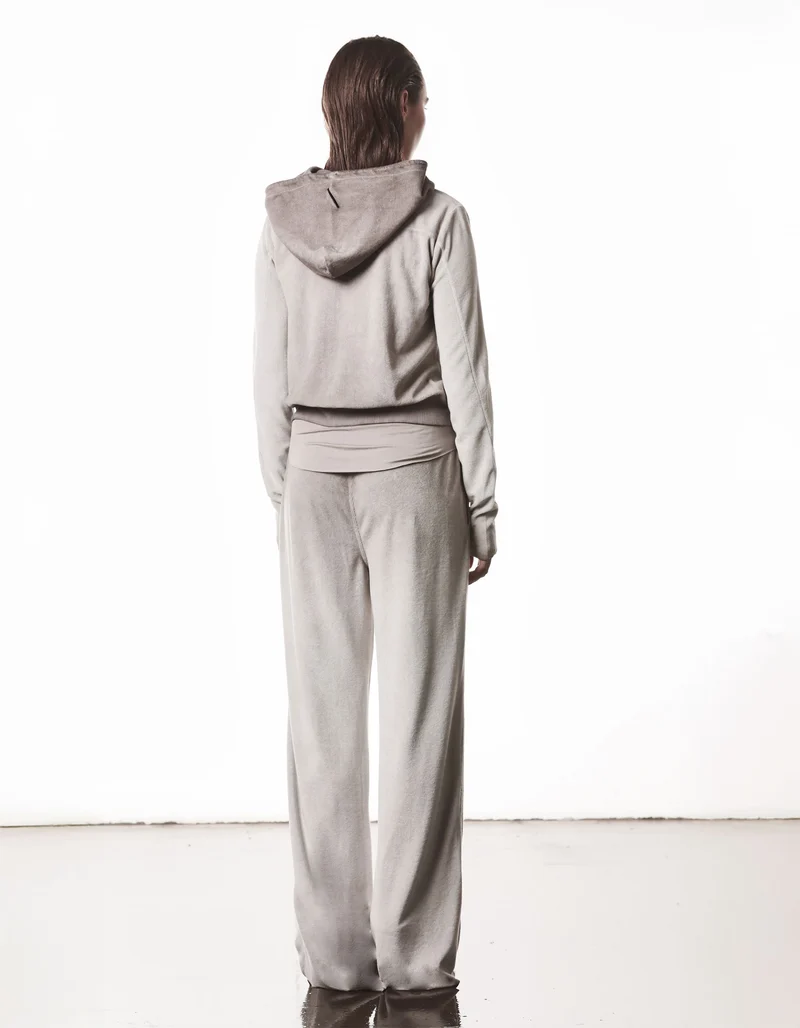 Frottee Zipper-Hoody