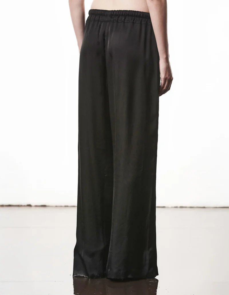 Wide-Leg Hose mit elastischem Bund