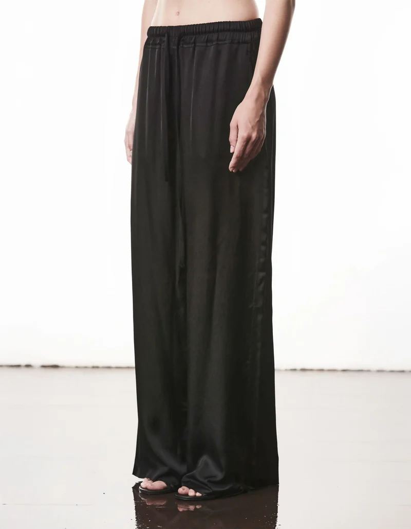 Wide-Leg Hose mit elastischem Bund