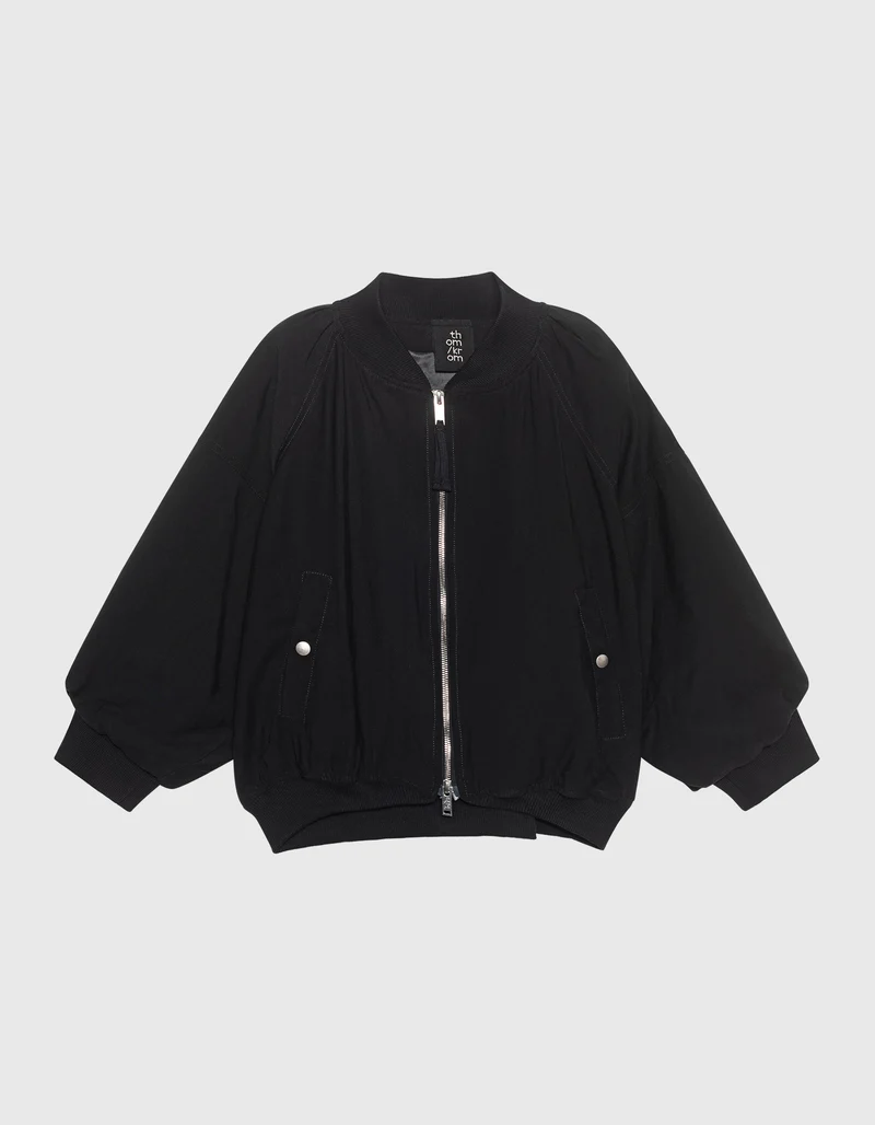 Bomberjacke Rib-Knit