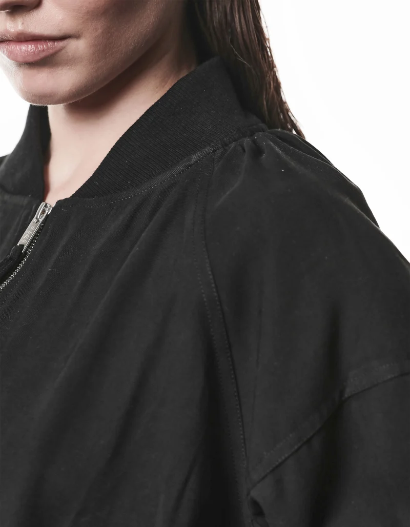 Bomberjacke Rib-Knit