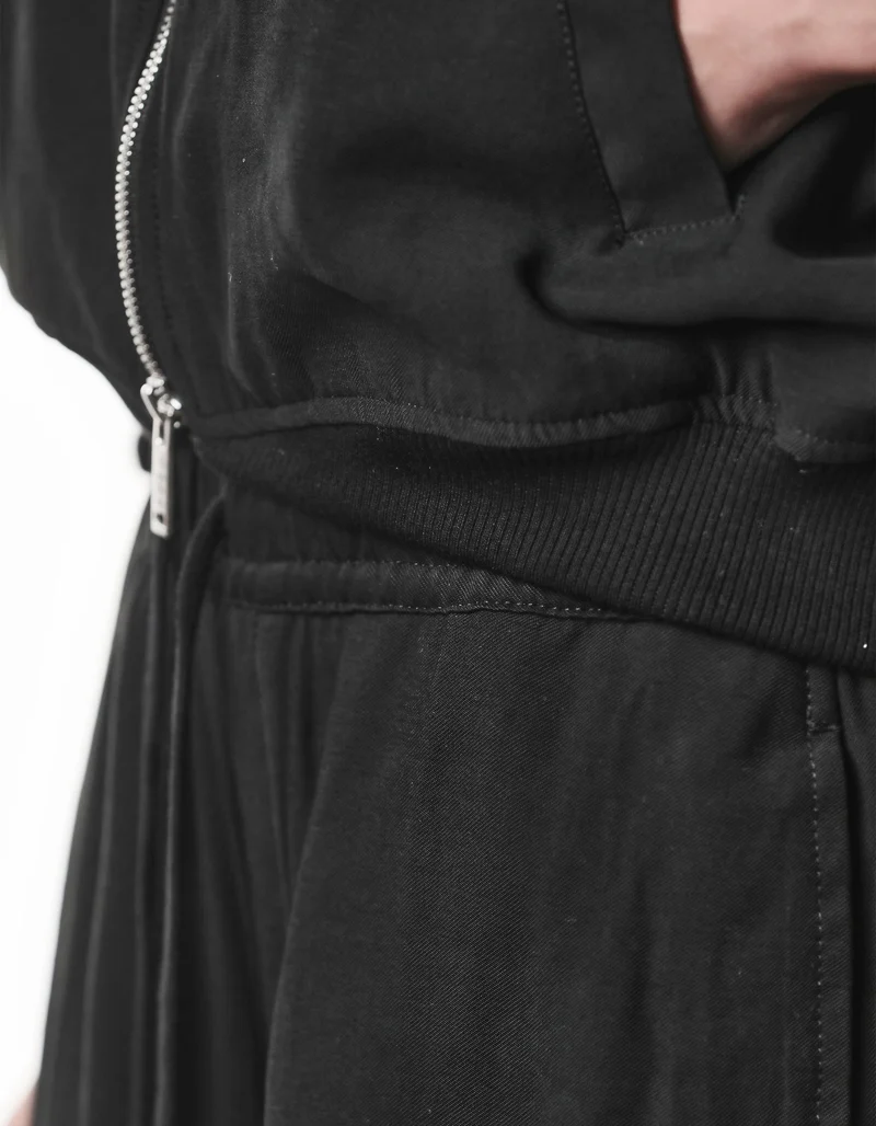 Bomberjacke Rib-Knit