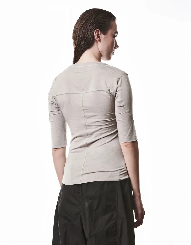 T-Shirt mit Seidenanteil