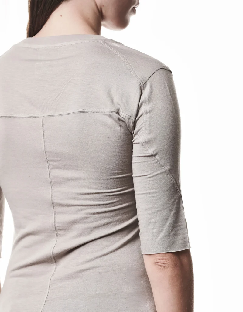 T-Shirt mit Seidenanteil