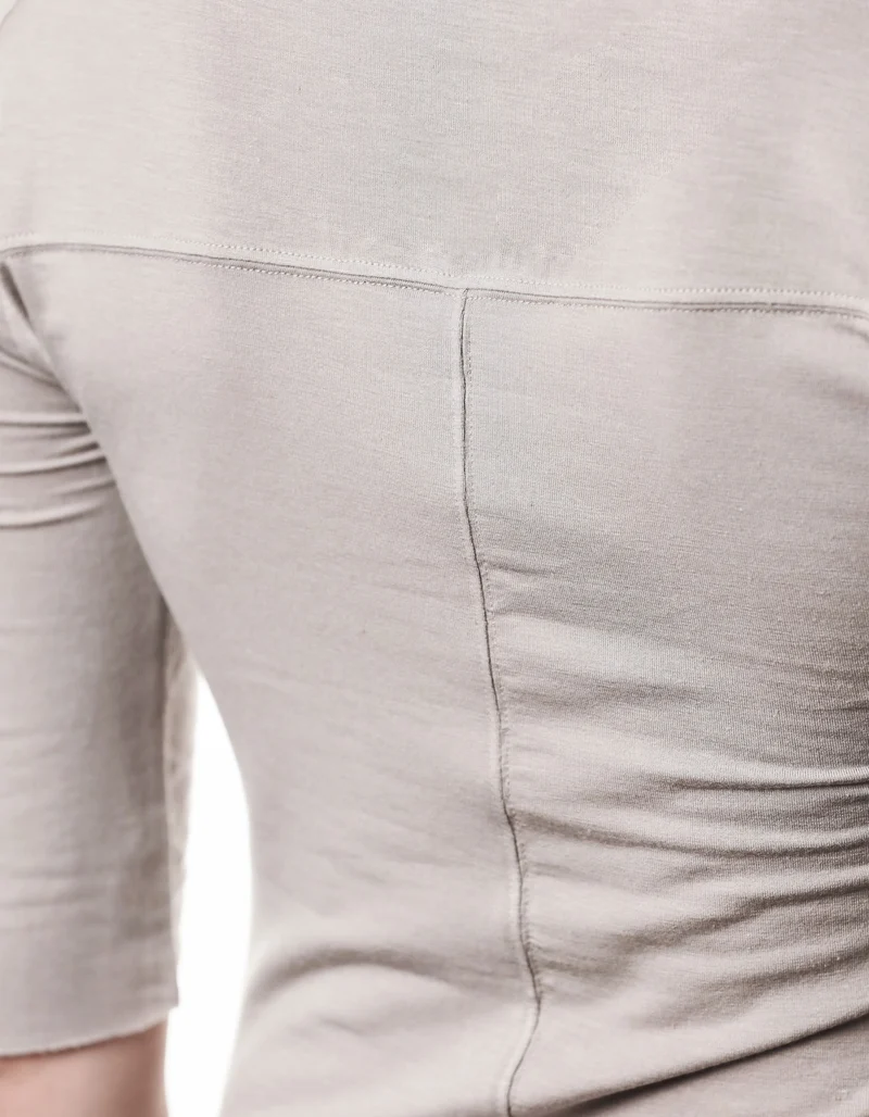 T-Shirt mit Seidenanteil