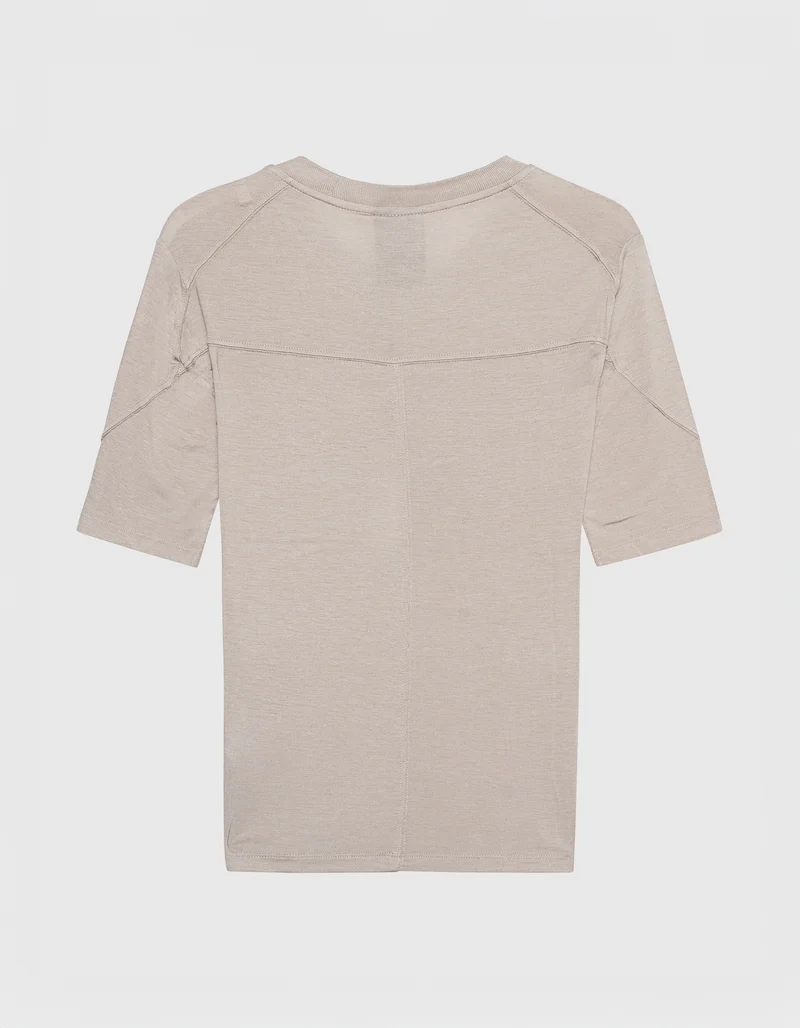 T-Shirt mit Seidenanteil