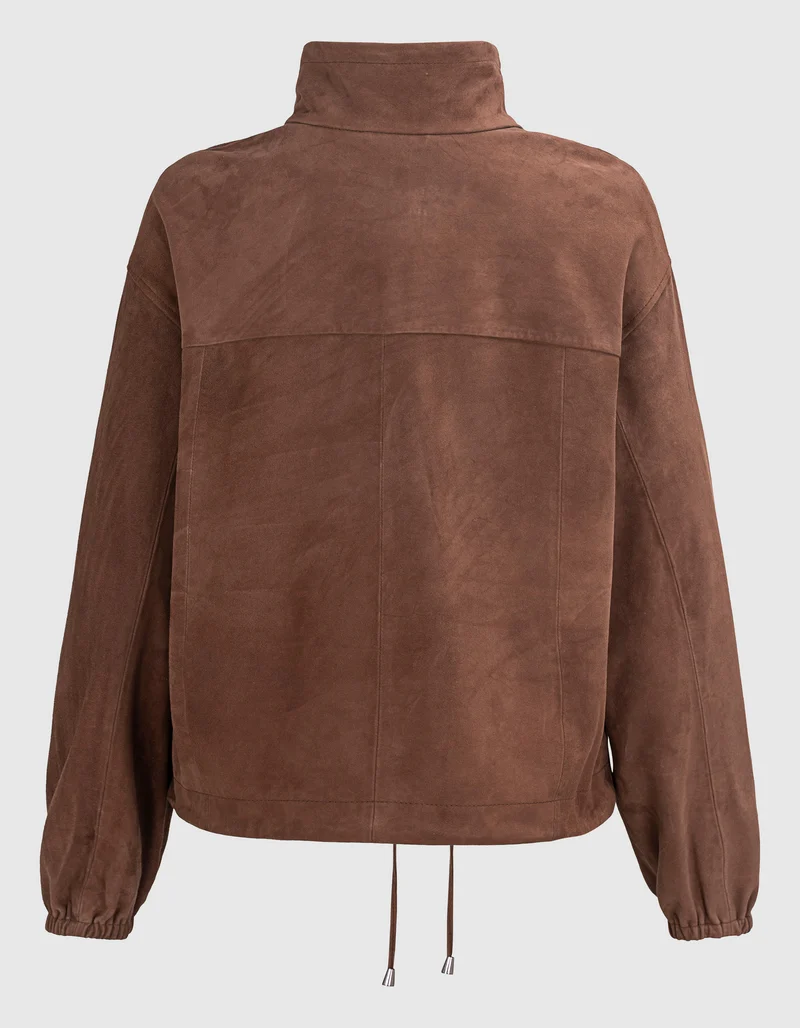 Veloursleder-Jacke Soleil Plein