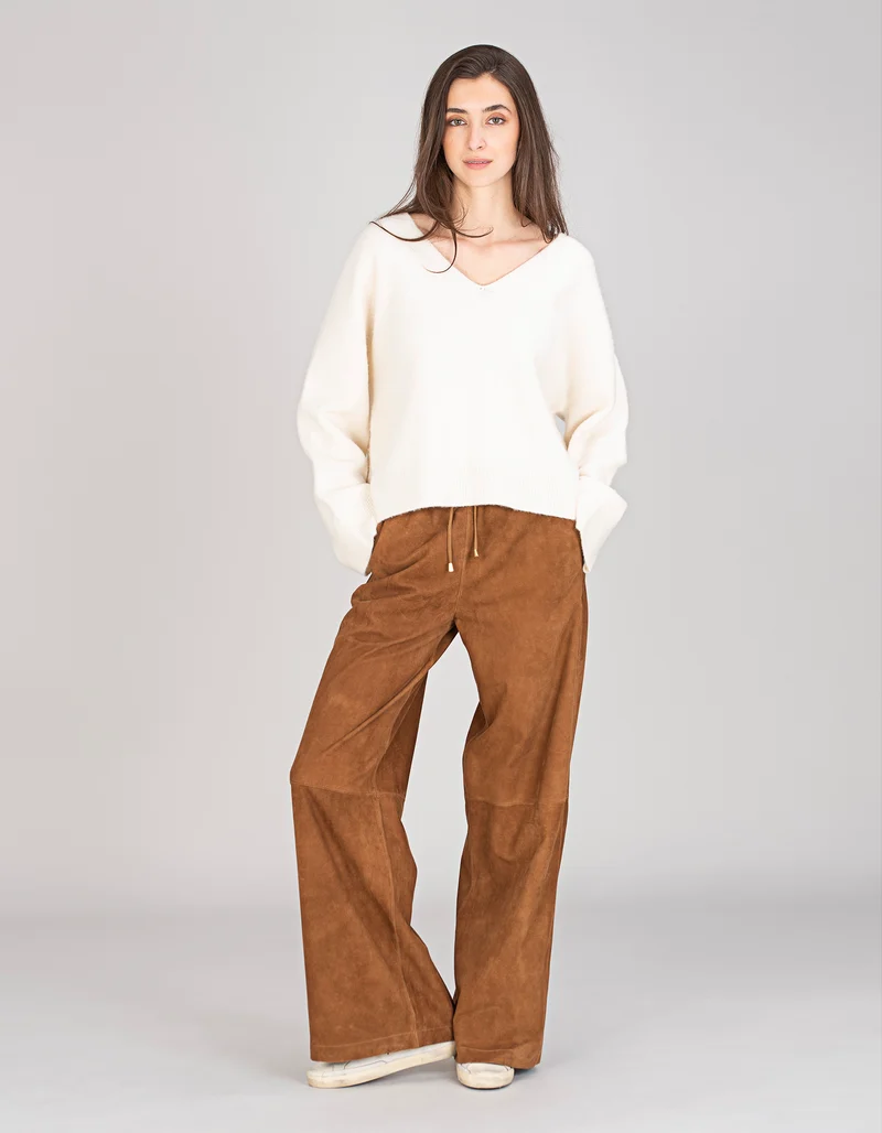 Kaschmir-Pullover Semadara mit Cut-Out