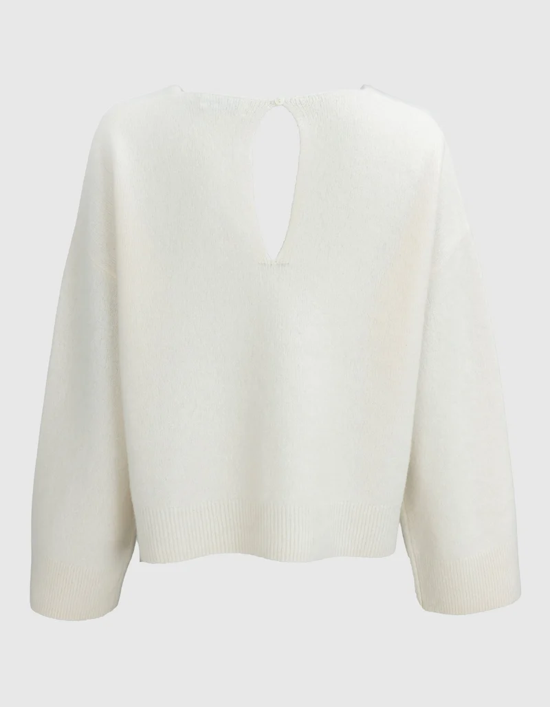 Kaschmir-Pullover Semadara mit Cut-Out