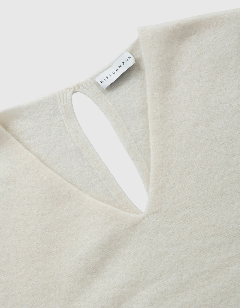 Kaschmir-Pullover Semadara mit Cut-Out