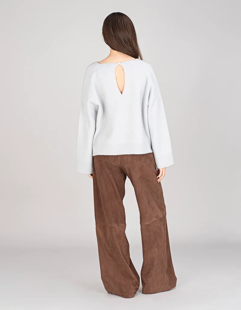 Kaschmir-Pullover Semadara mit Cut-Out