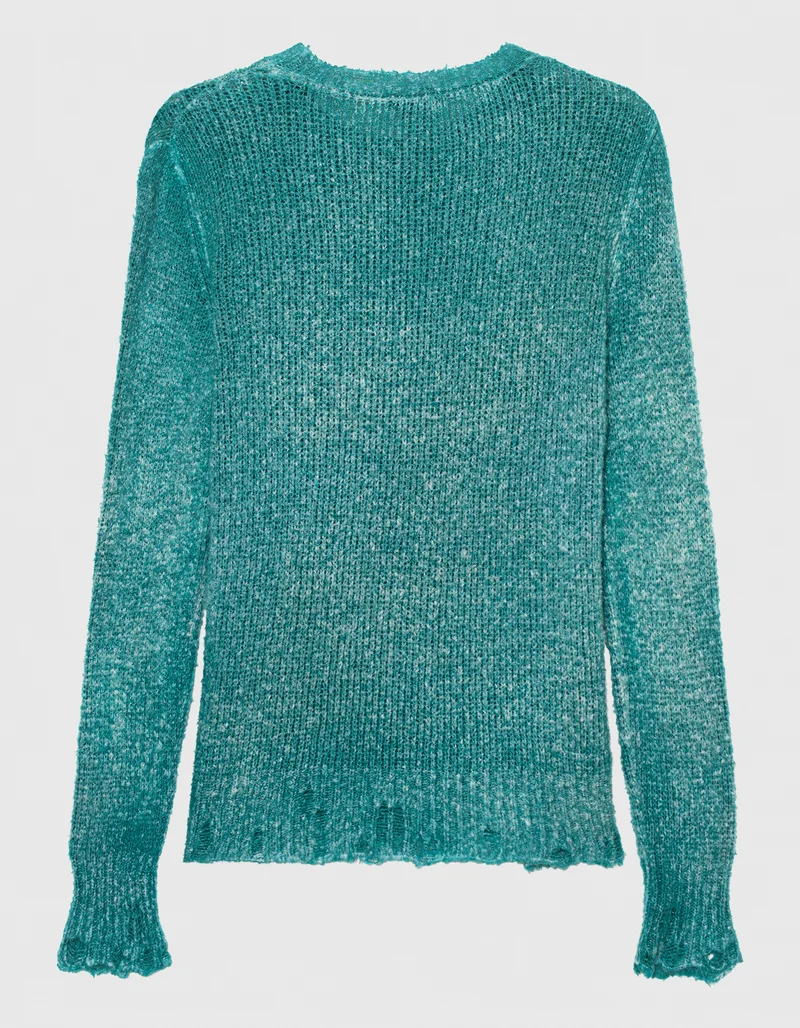 Destroyed Look Strick-Pullover