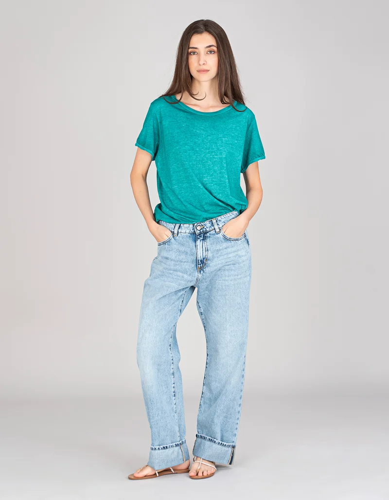 Baumwoll-T-Shirt Oversized