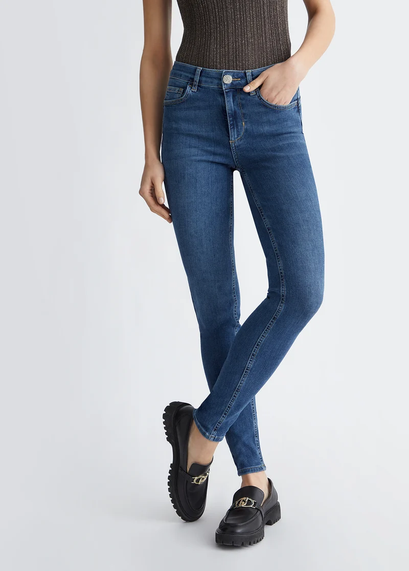 High-Rise Skinny Jeans