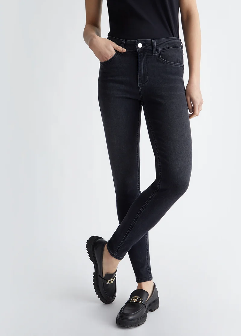 Bottom Up Skinny Jeans with Gemstones