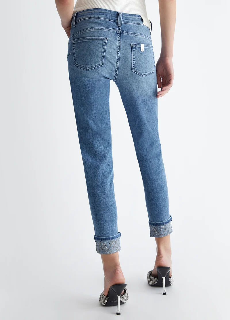 Bottom Up Skinny Jeans with Turn-Ups