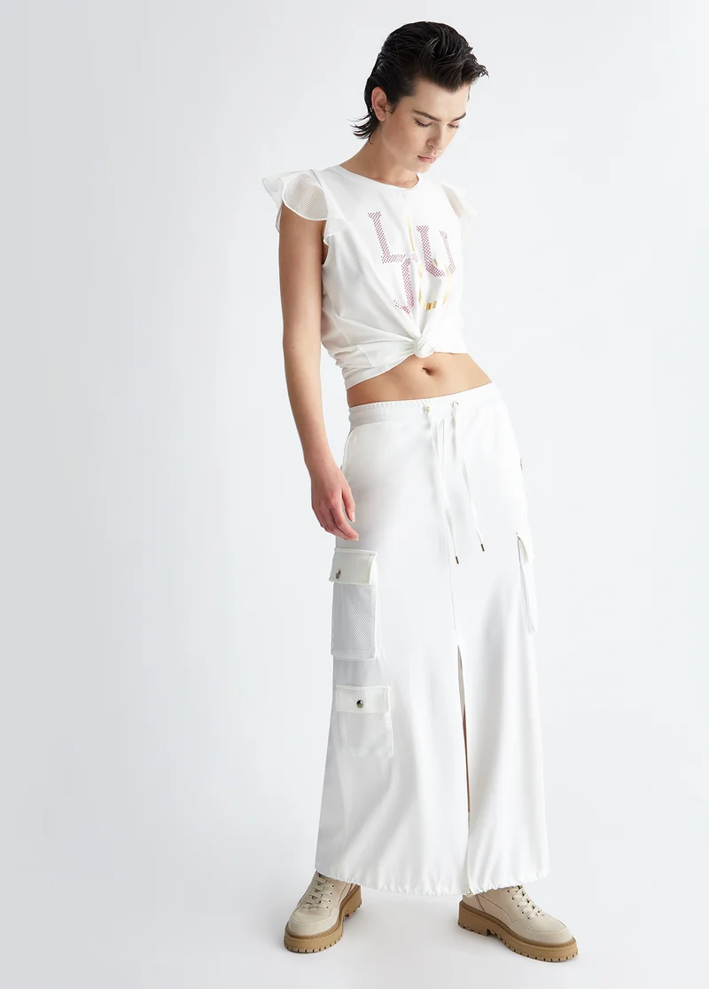 Long Cargo Skirt