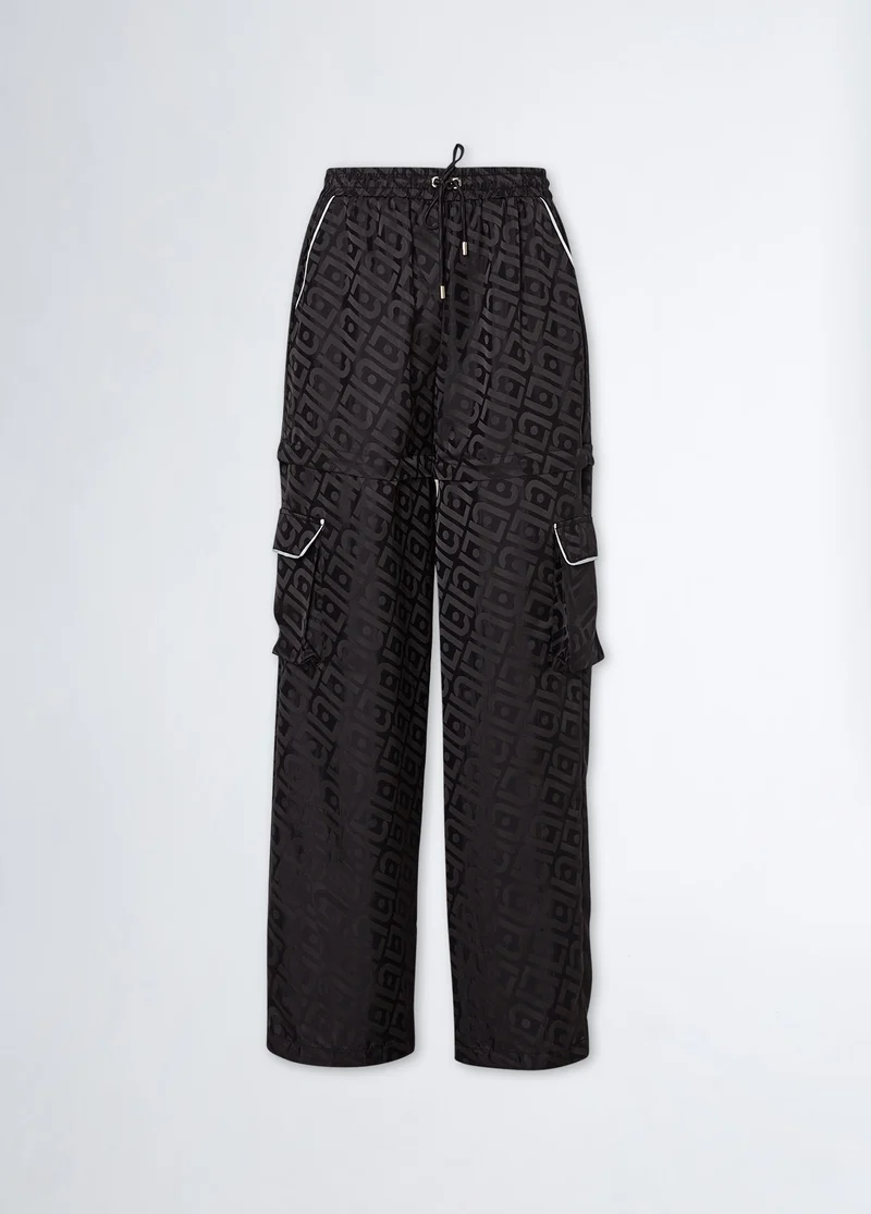 Satin Jacquard Trousers