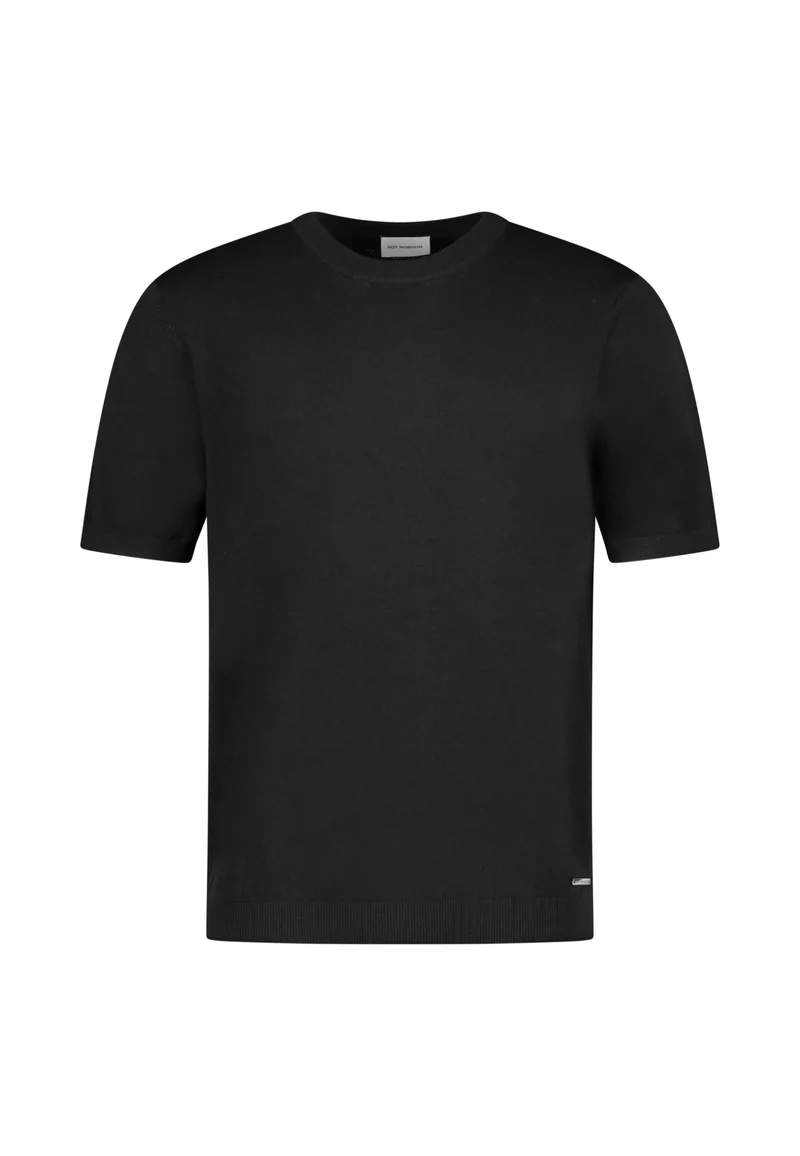 HERREN-PULLOVER 1/1 ARM, BLACK