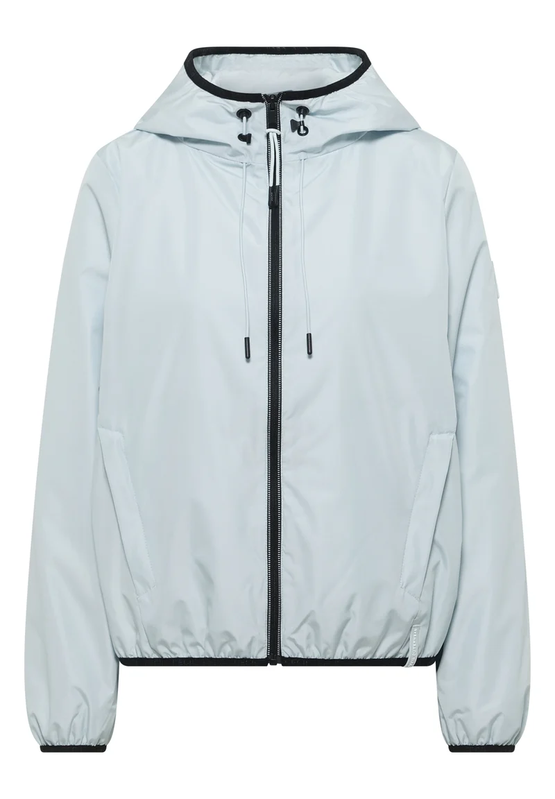 Padded Jacket - packable, watercolour blue