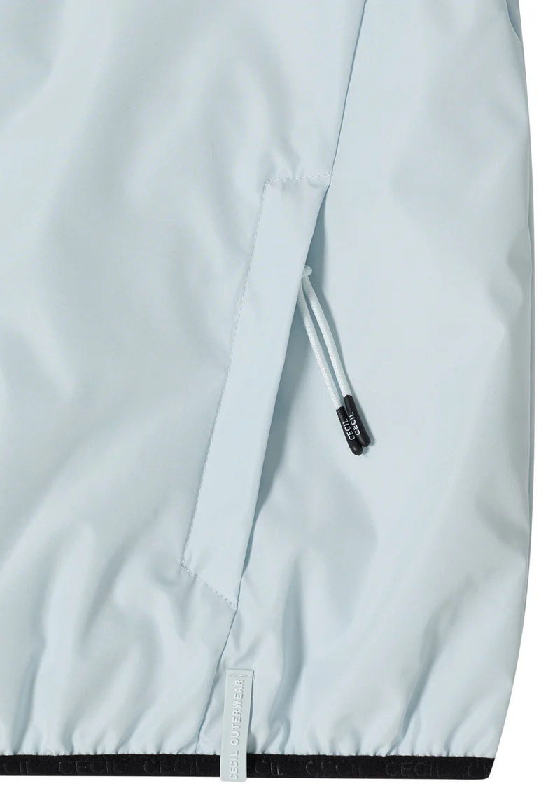 Padded Jacket - packable, watercolour blue