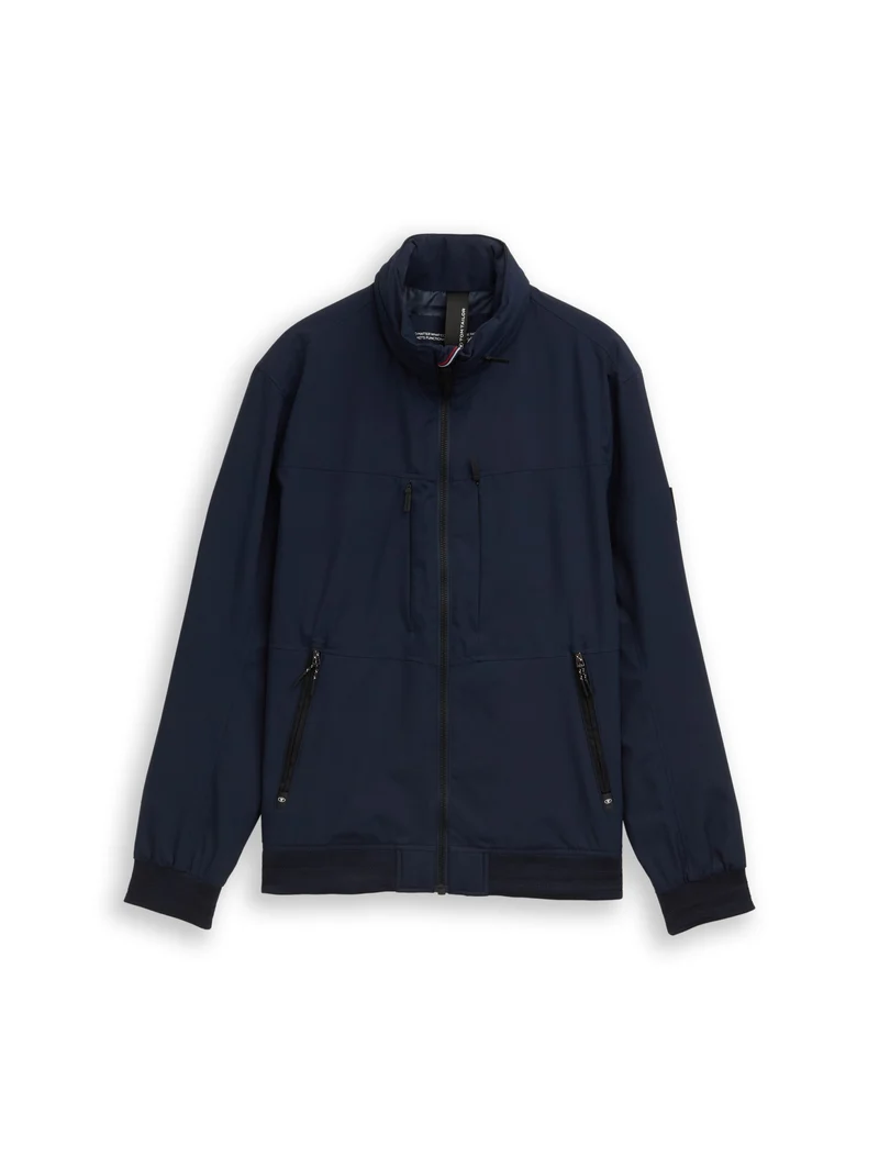 casual blouson, sky captain blue