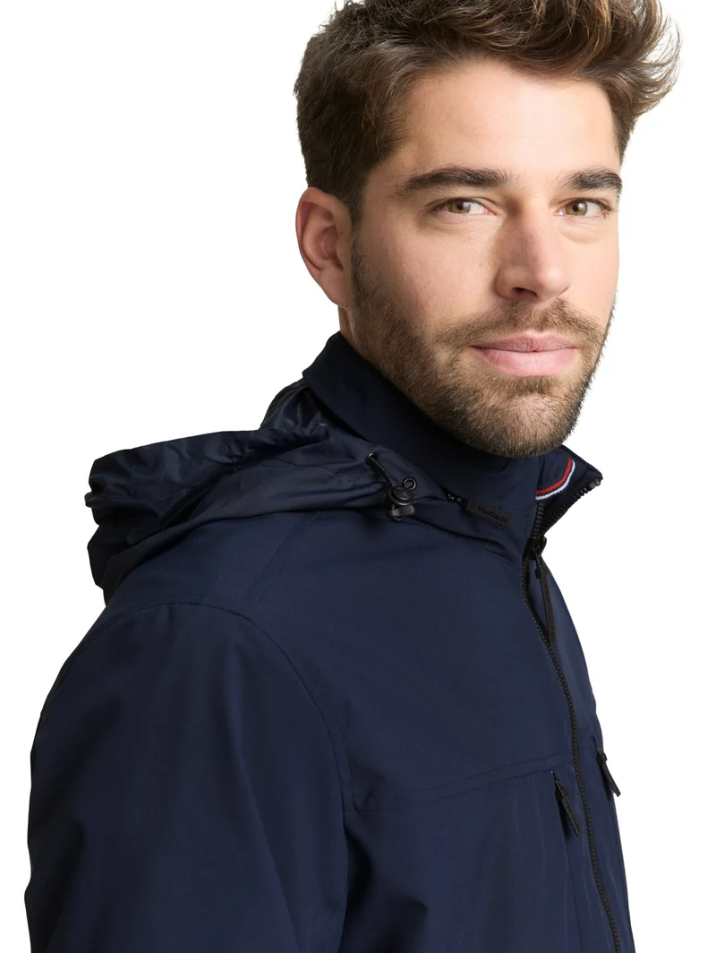 casual blouson, sky captain blue