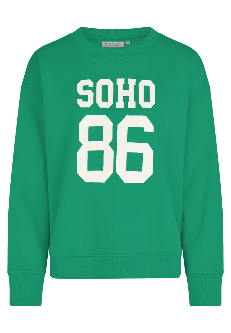 SWEATSHIRT, CAMPUS GREEN