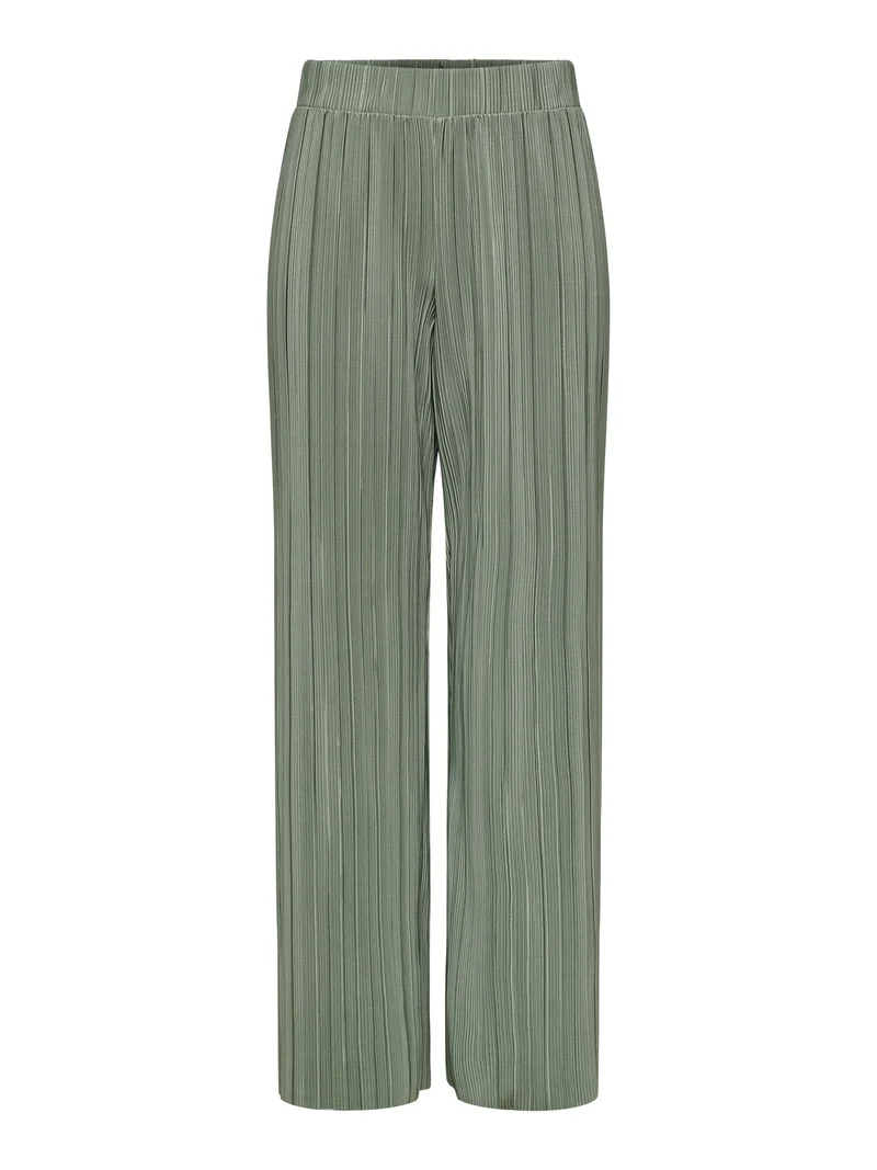 ONLRAVENNA PLISSE PANT NOOS JRS, Agave Green