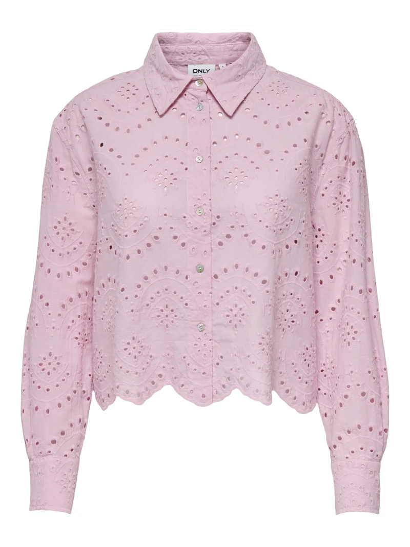 ONLVALAIS L/S SHIRT WVN NOOS, Pink Lady