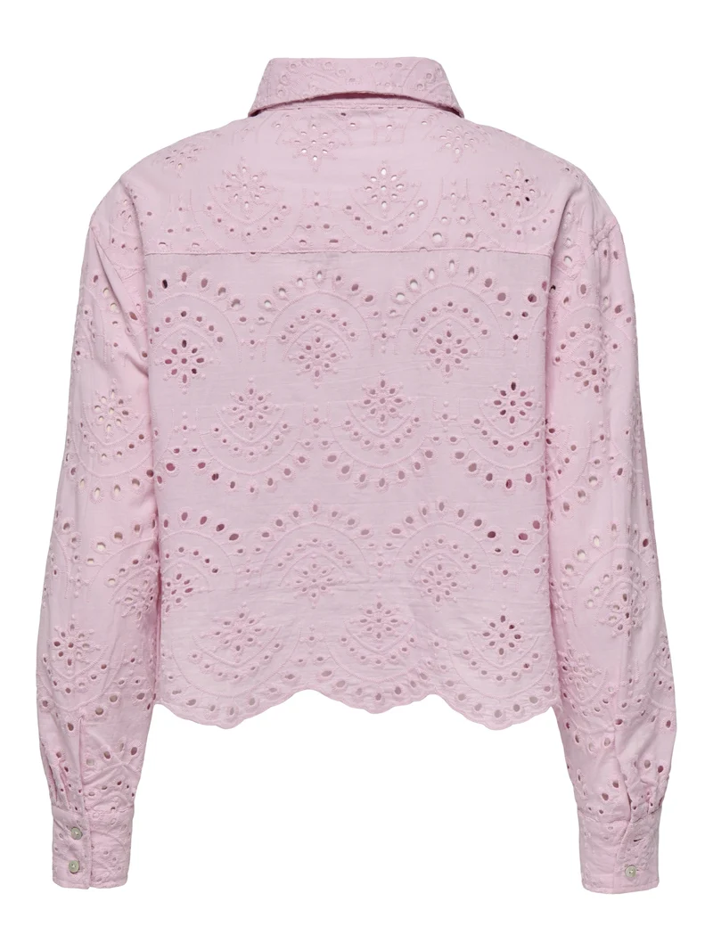 ONLVALAIS L/S SHIRT WVN NOOS, Pink Lady
