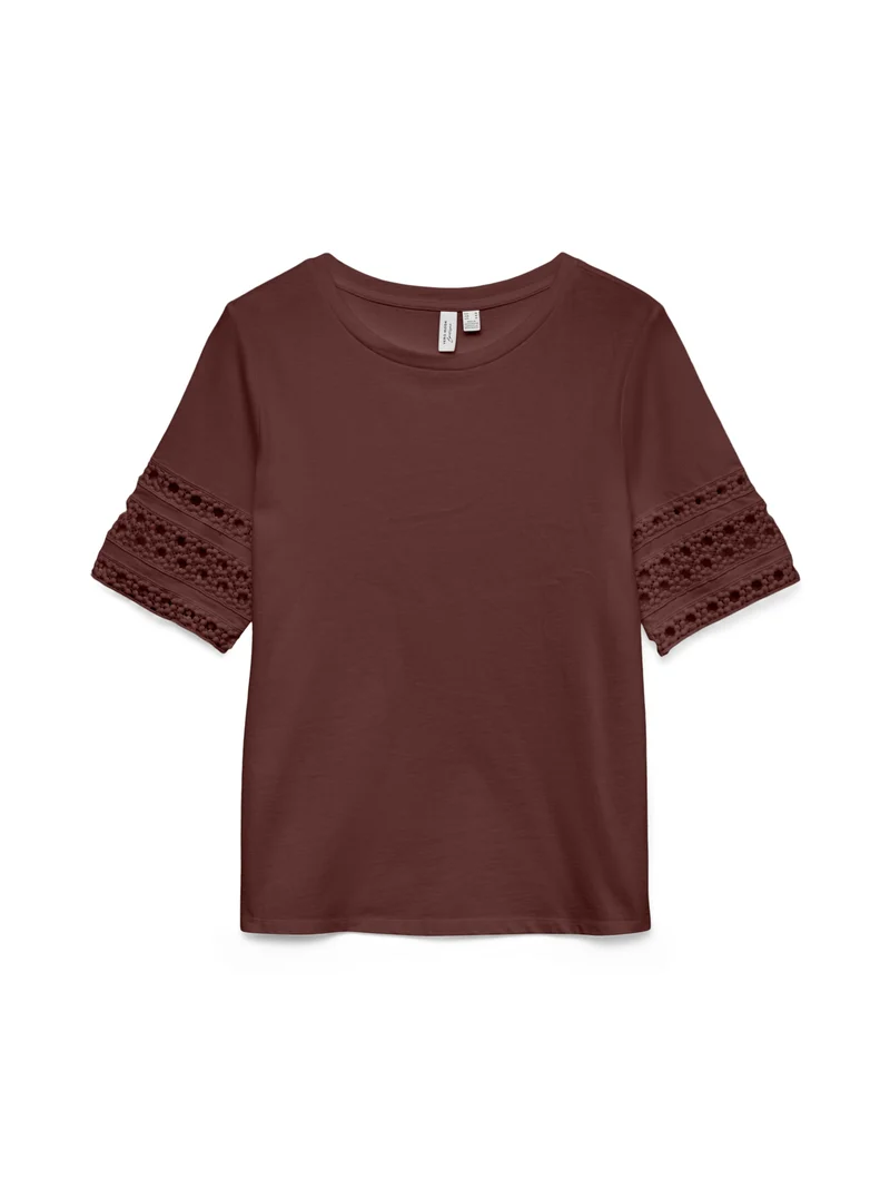 VMIVACY 2/4 O-NECK TOP JRS BTQ, Andorra