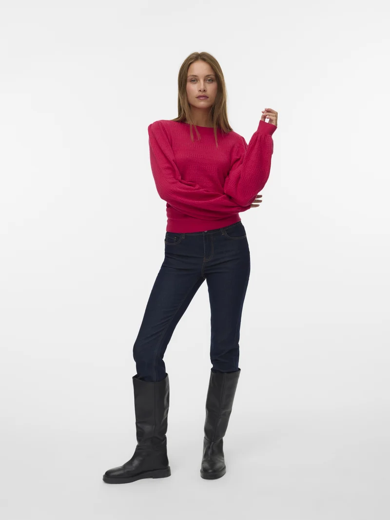 VMLIMONE LS O-NECK PULLOVER BOO, Jazzy