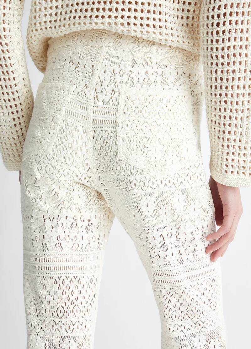 Lace trousers