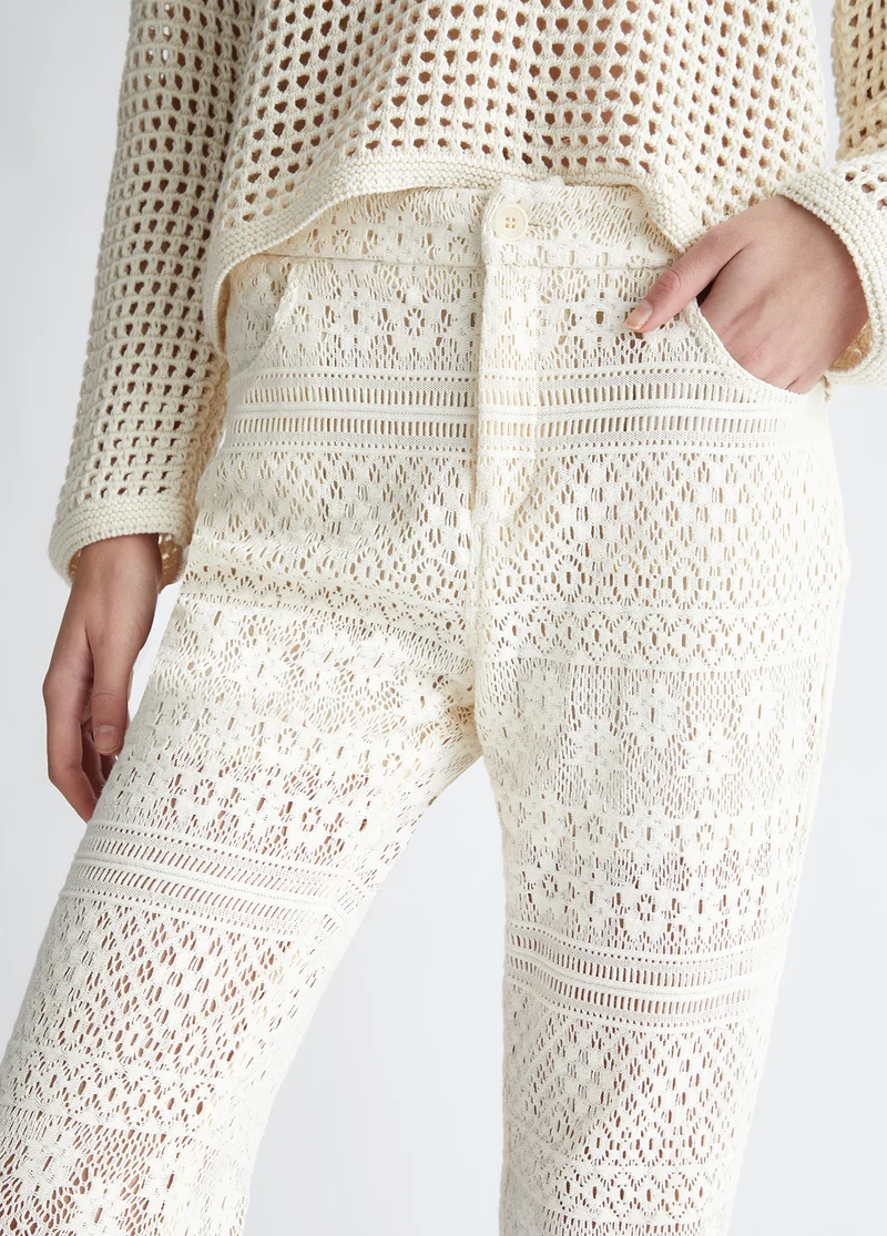 Lace trousers