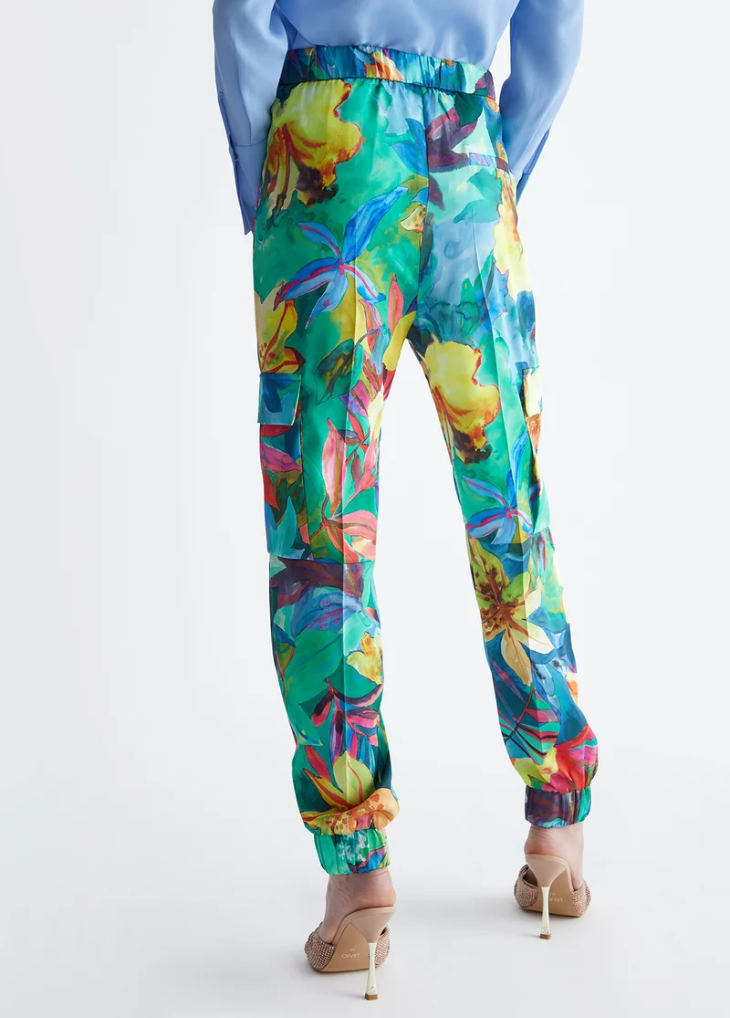 Floral Cargo Trousers